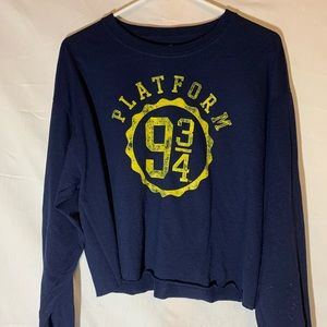 Harry Potter cropped long-sleeve shirt